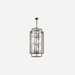 Aurora 12-Light Lantern Tiered Chandelier