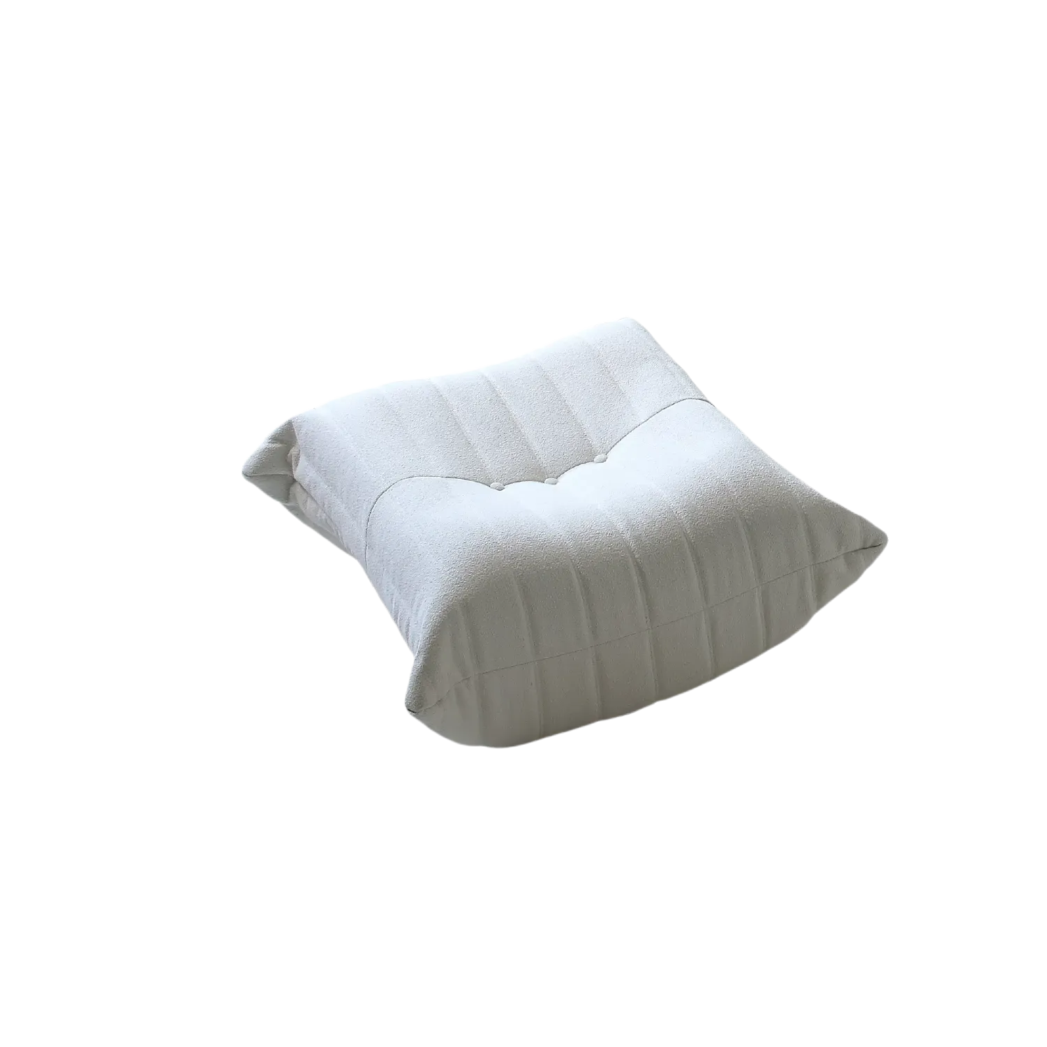 Comfortable Seating 34-Inch Teddy Velvet Ottomans 1-Seaters