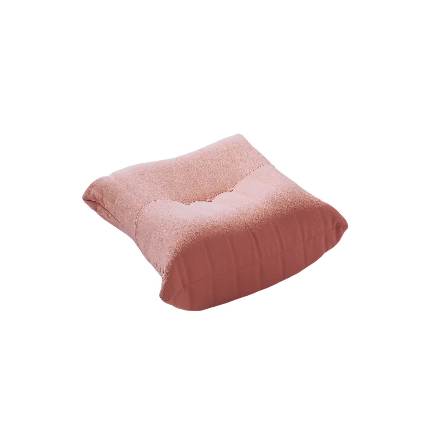 Comfortable Seating 34-Inch Teddy Velvet Ottomans 1-Seaters