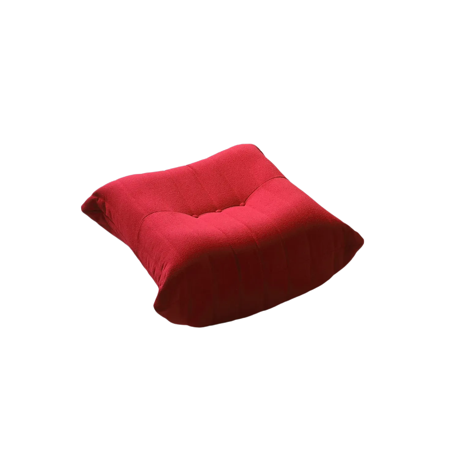Comfortable Seating 34-Inch Teddy Velvet Ottomans 1-Seaters