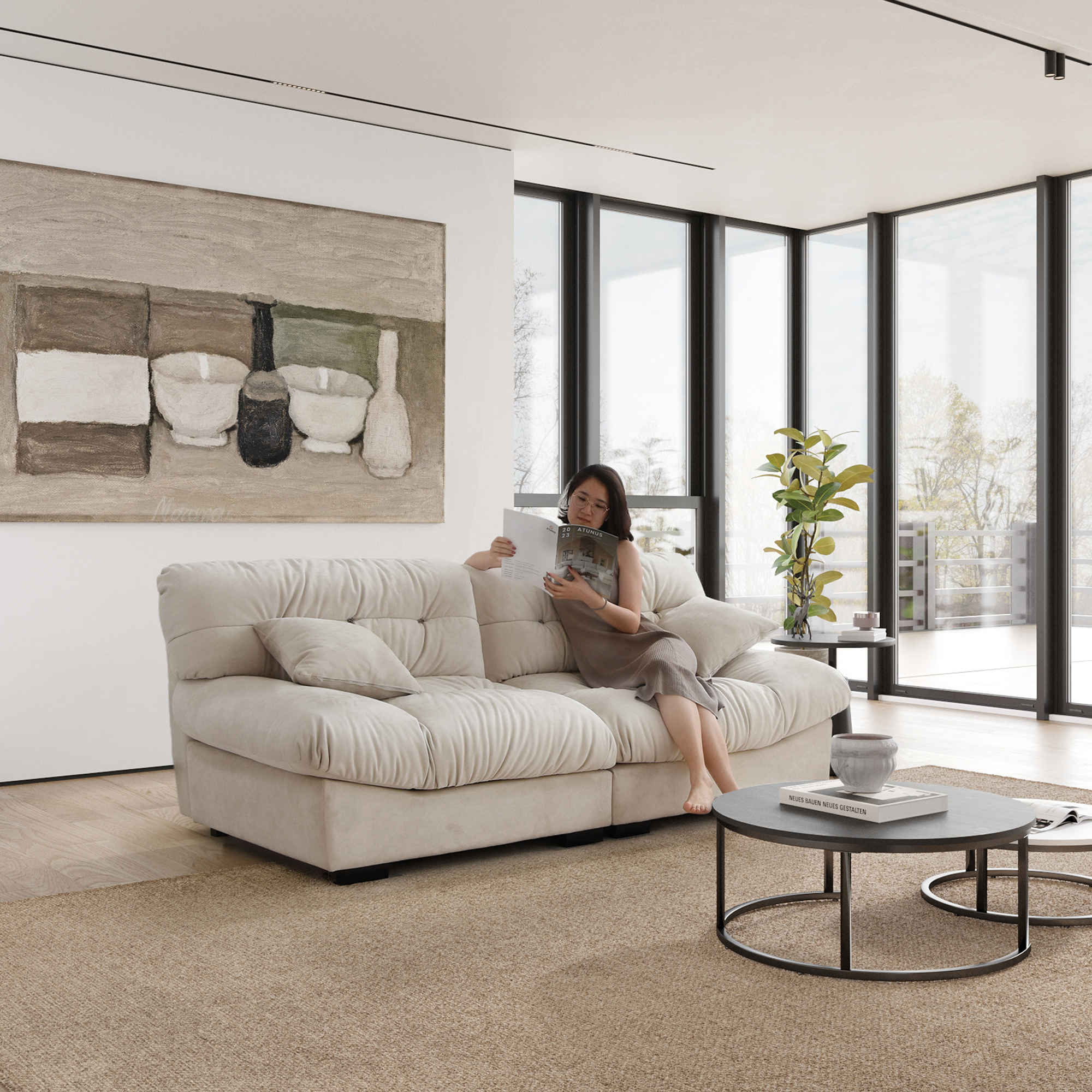 Soffice Loveseat Sofa