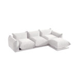 Urban Sectional Sofa | Modular Flexibility 104-Inch Chenille L-Shaped Sectionals 4-Seaters