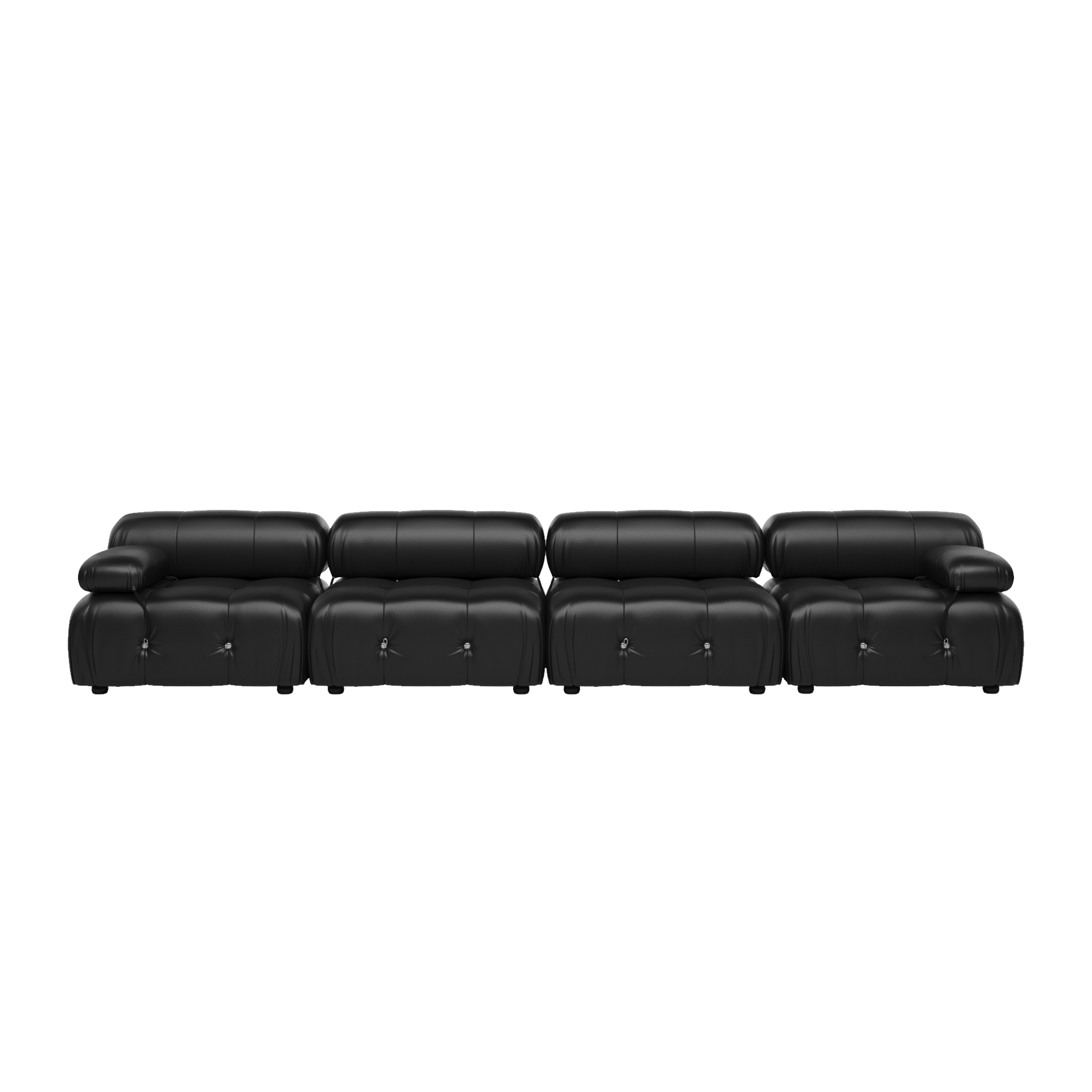 Urban Classic | 138.60″ 4-Seater Leather Sectional Sofa Lounge Water Resistant