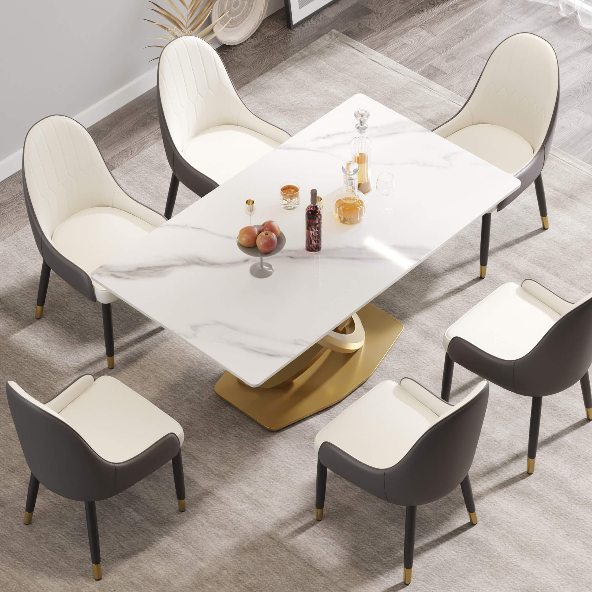 Marmo 63-70.84″ Dining Table