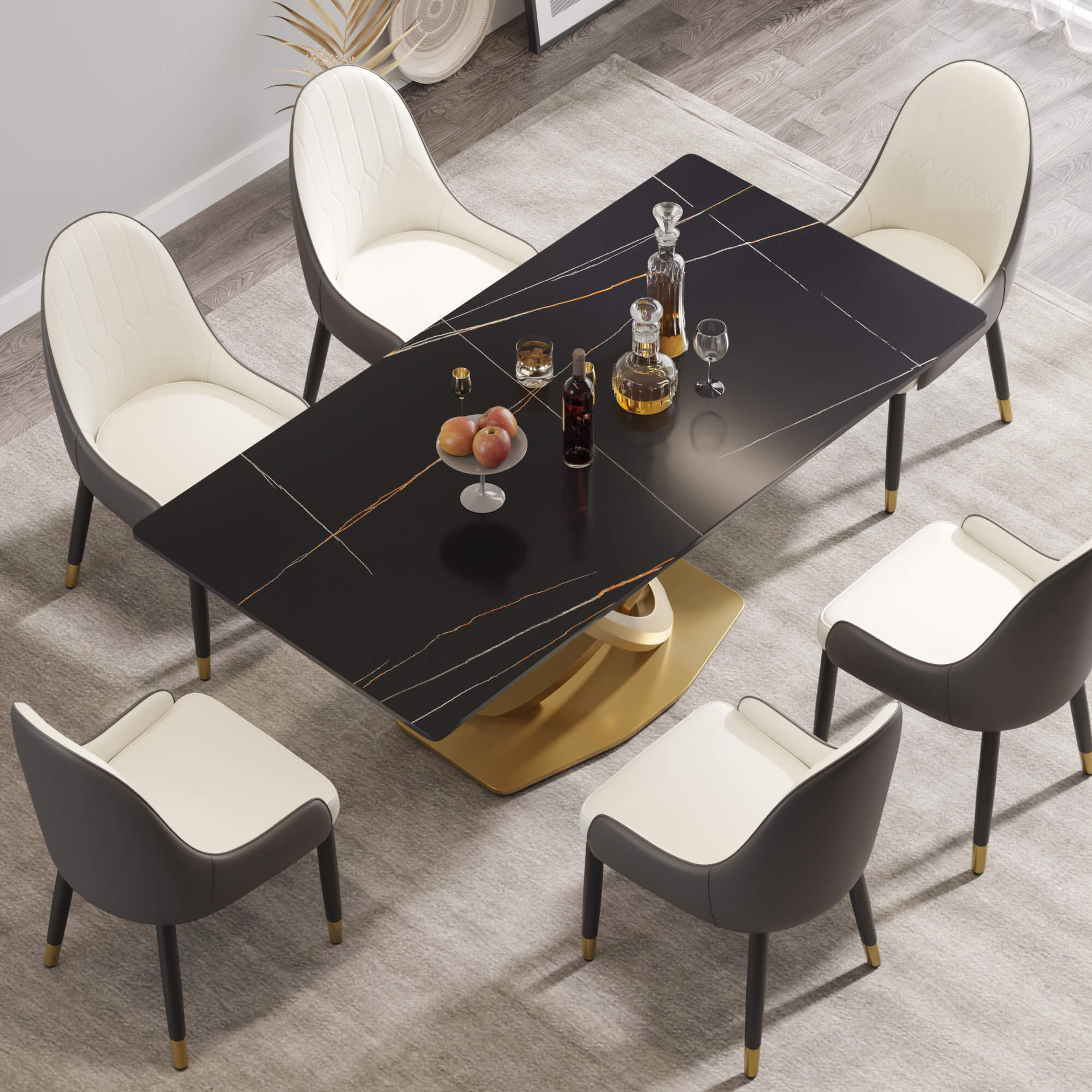 Marmo 63-70.84″ Dining Table