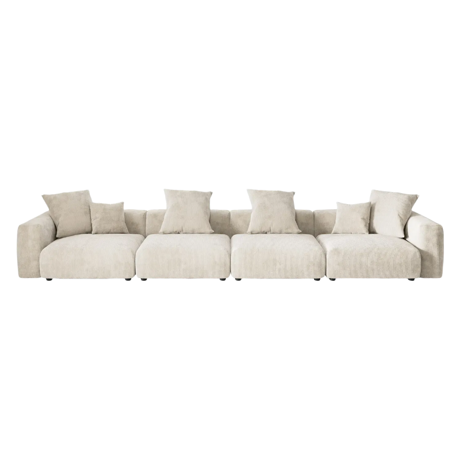 Pet-Friendly 181-Inch Corduroy Sleepers 4-Seaters