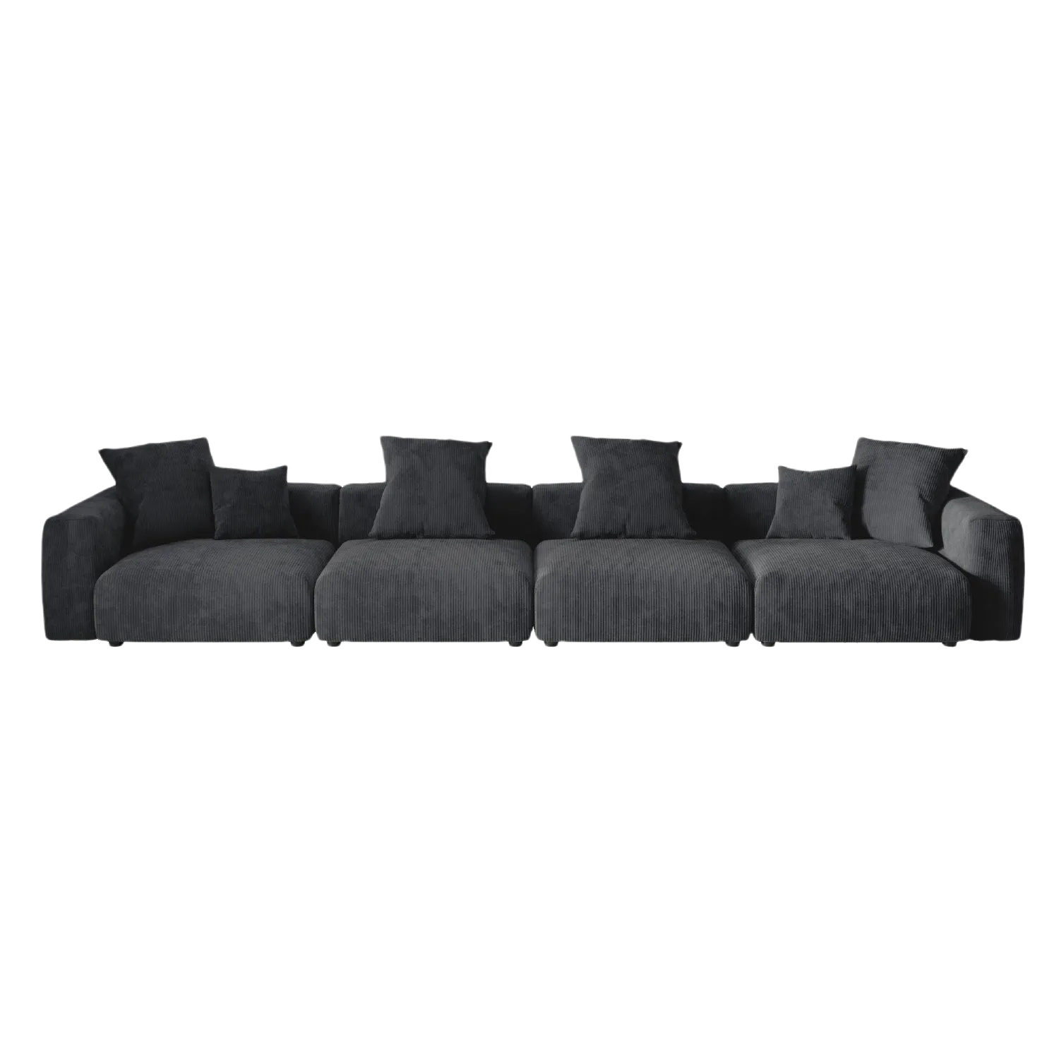 Pet-Friendly 181-Inch Corduroy Sleepers 4-Seaters
