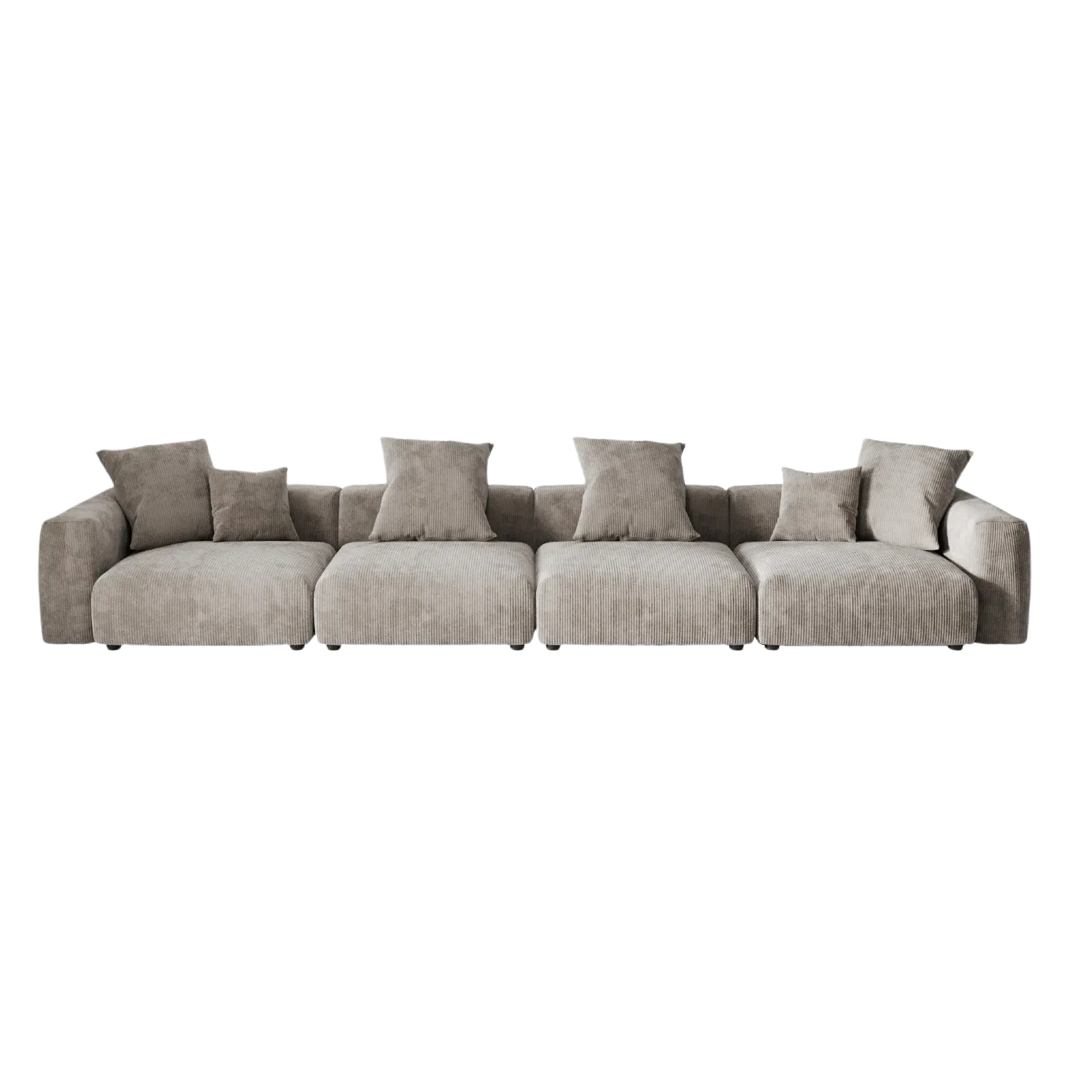Pet-Friendly 181-Inch Corduroy Sleepers 4-Seaters
