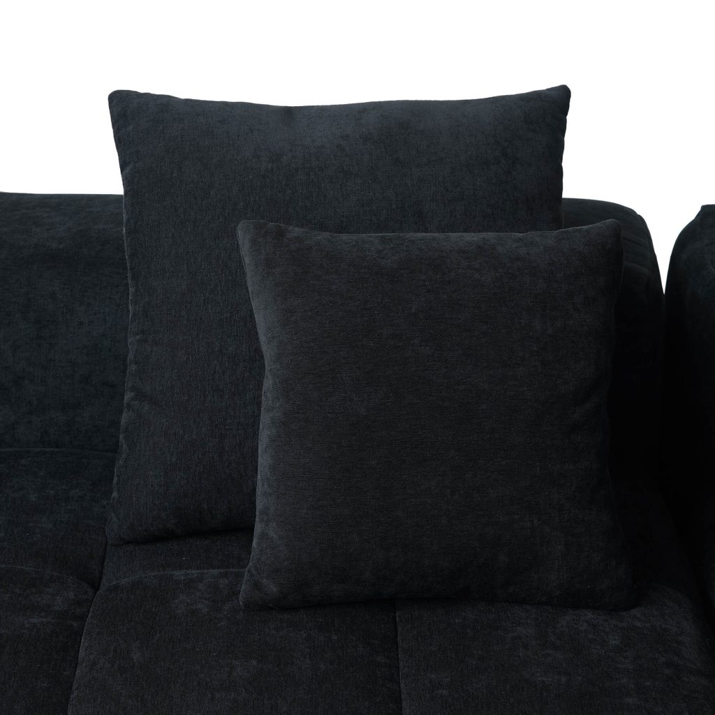 Pixel Sofa Black Pillows