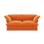 Sky Classic Velvet Cloud Sofa | Modular Washable 83-Inch Velvet Loveseats 2-Seaters