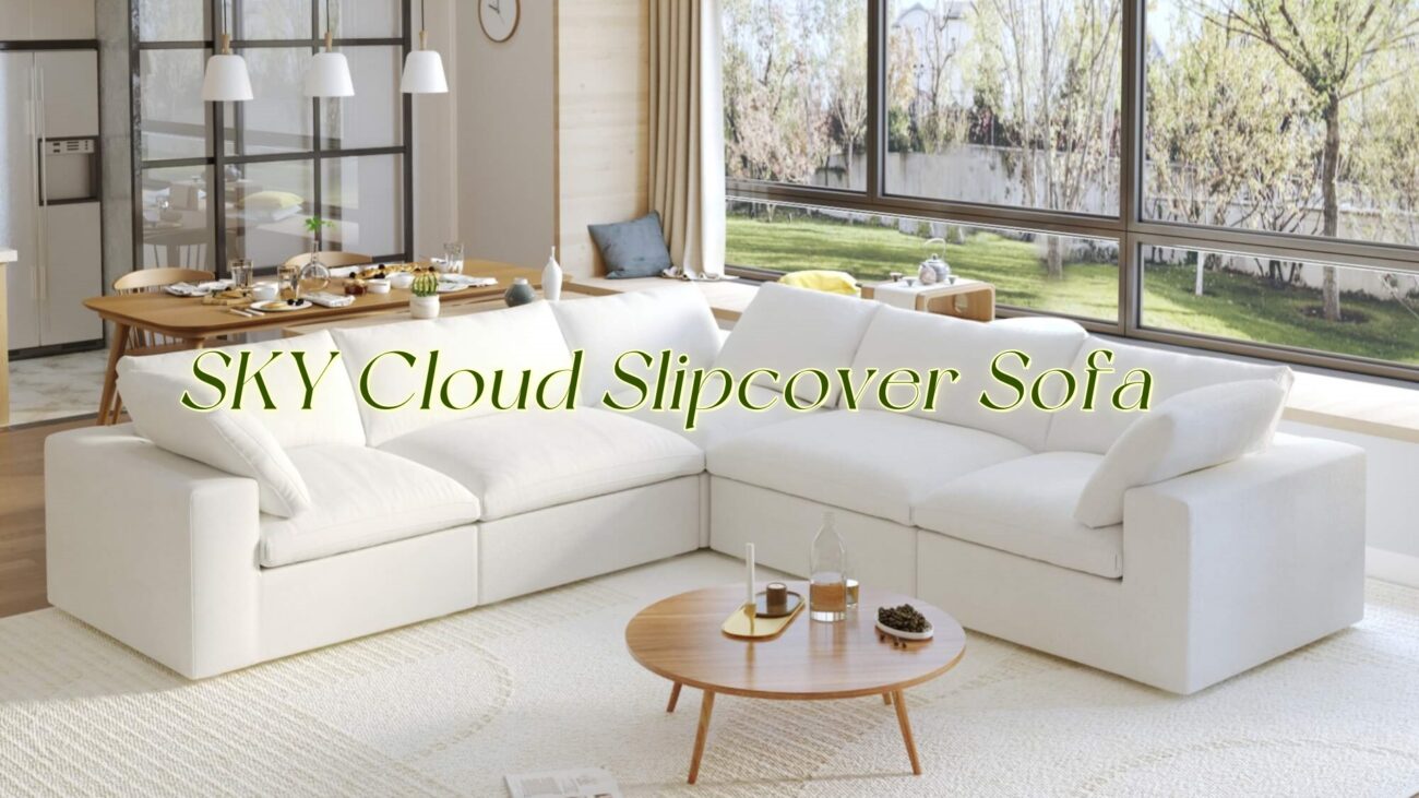 Skycloud slipcover sofa