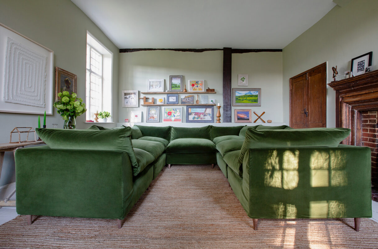 Emerald Green sofa