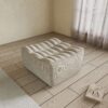 131 floor sofa khaki single ottoman side