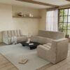 131 khaki-waffle sofa 3 Seater Lazy Set(10)