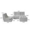 131 sofa 3 pieces set size