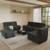 131BK-waffle sofa 4 pieces set 02