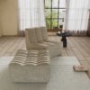 131KH-waffle single sofa with ottoman 02