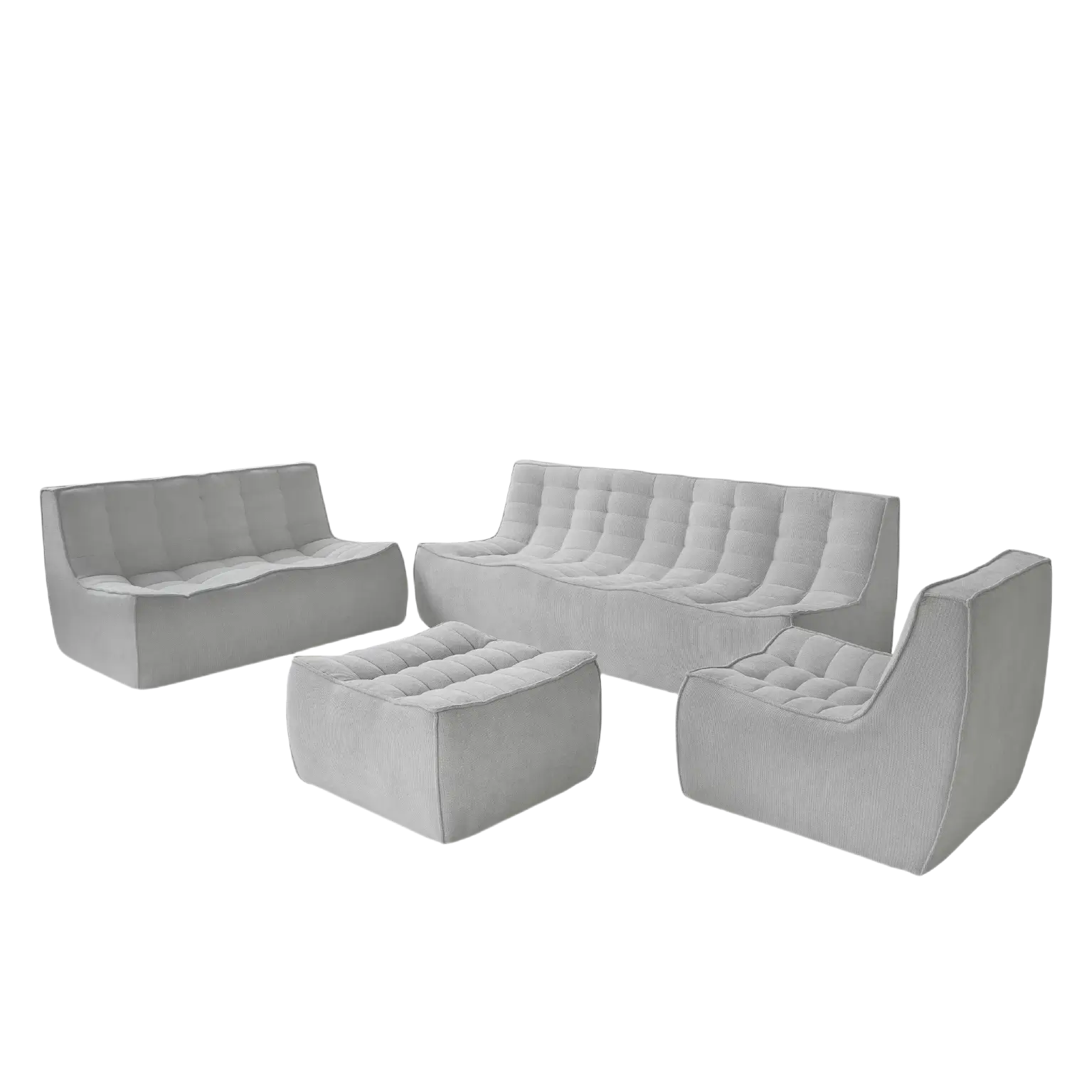 Comfort Relaxation Waffle Sofa Sets 7-Seaters
