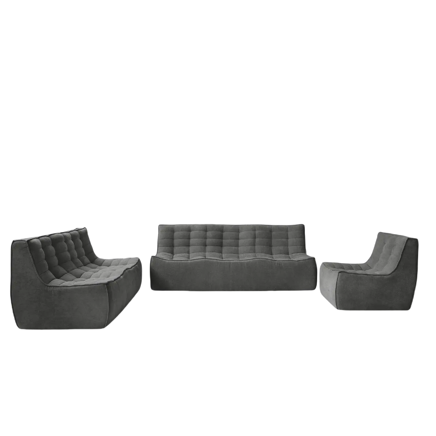 Cozy Comfort Waffle Sofa Sets 6-Seaters