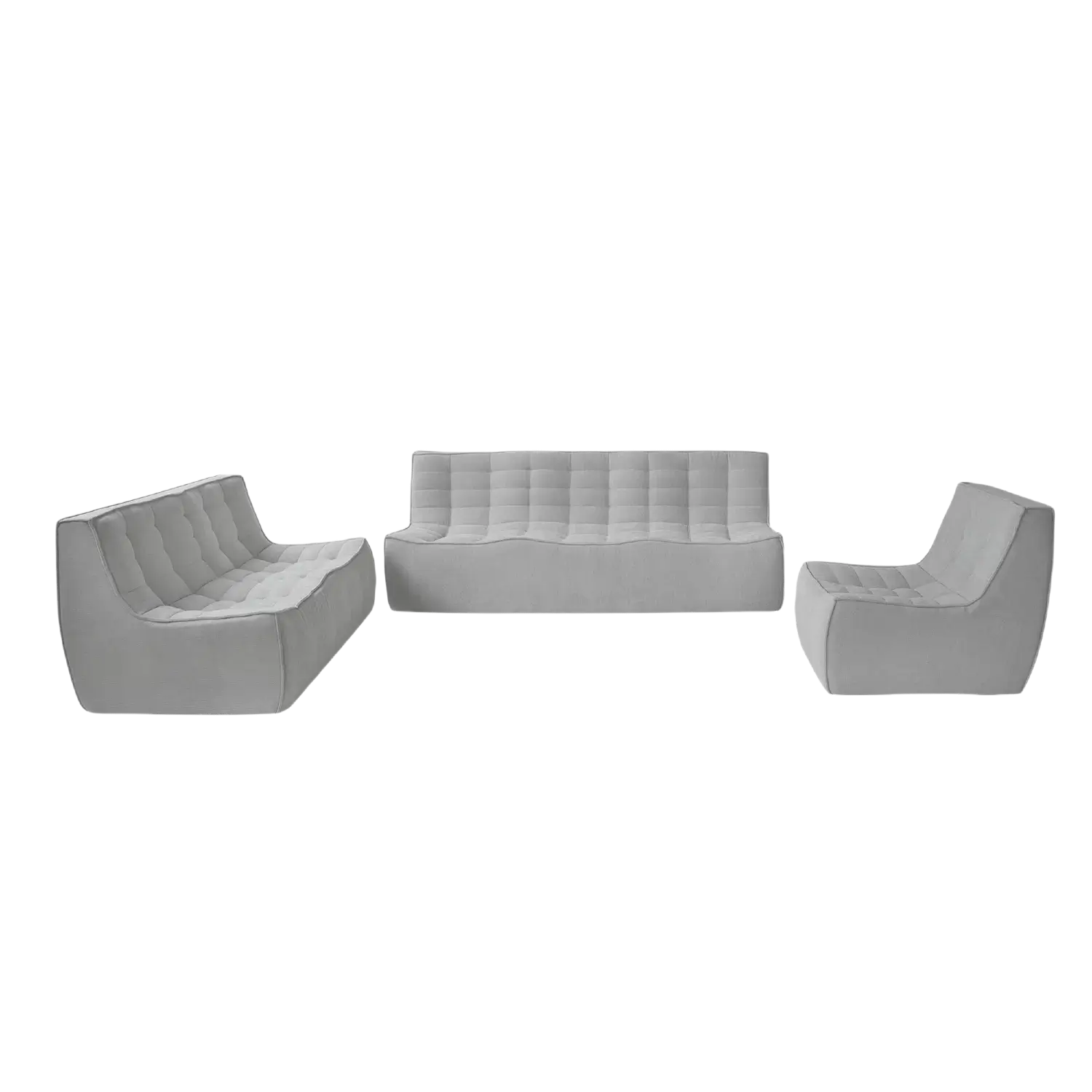 Cozy Comfort Waffle Sofa Sets 6-Seaters