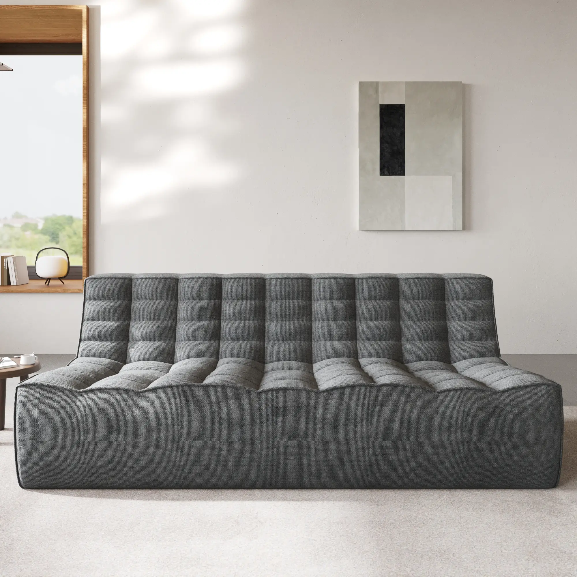 Low-Profile Waffle Sleepers 3-Seaters