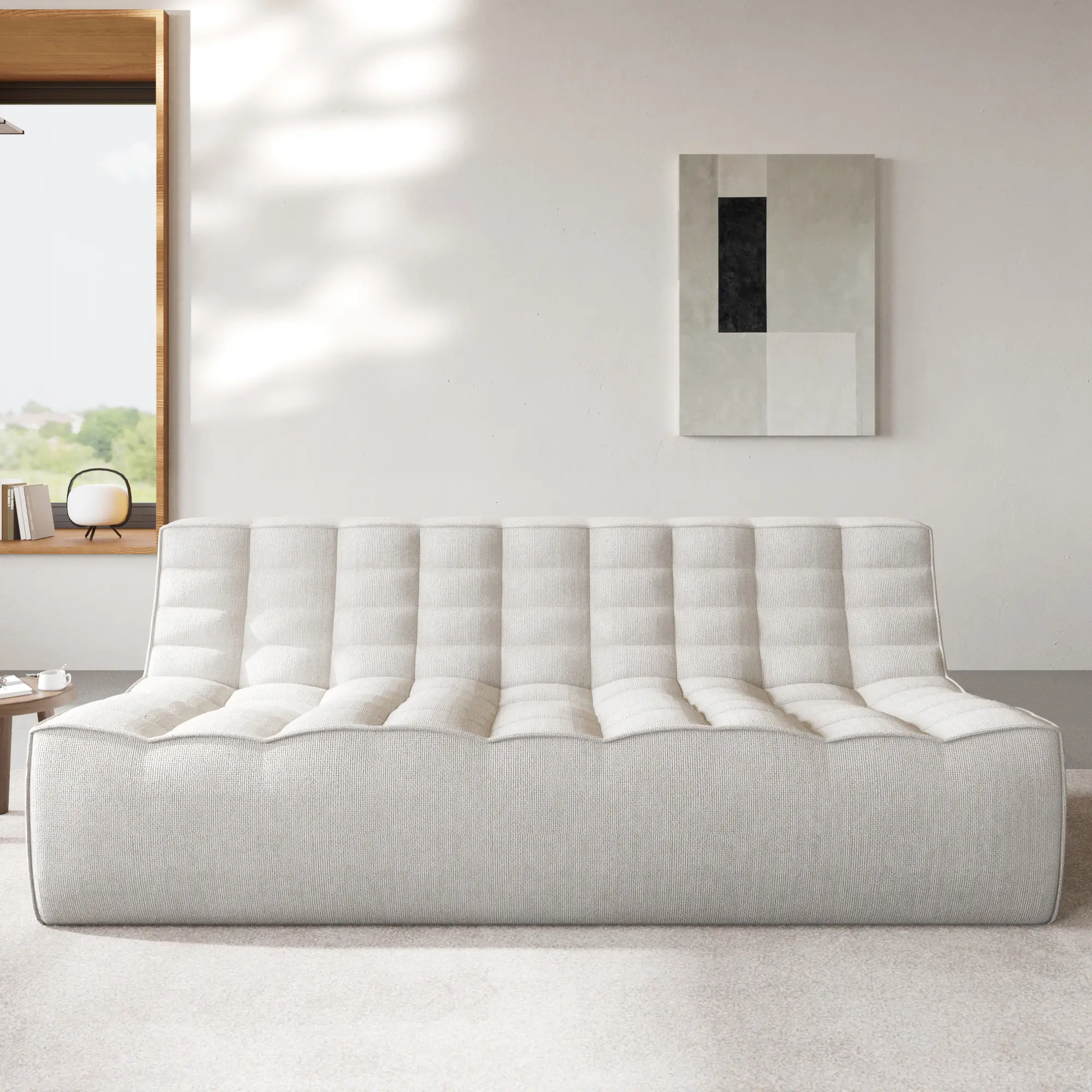 Low-Profile Waffle Sleepers 3-Seaters