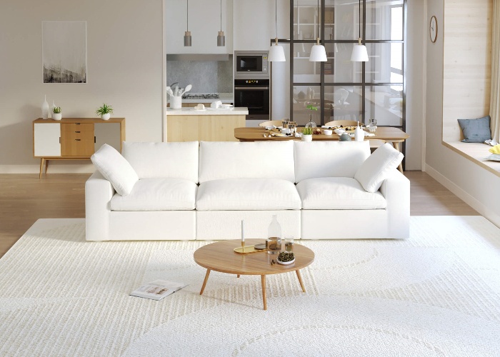 Sky cloud 3 seater sectional sofa