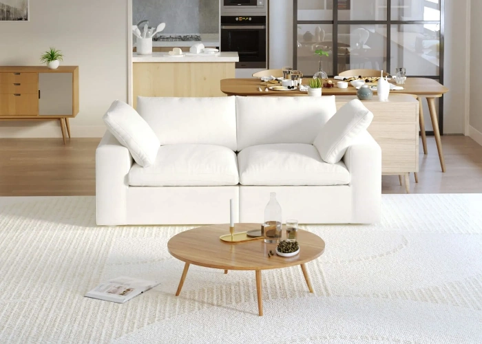 sky cloud loveseat sofa