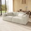 130 vita beige loveseat sofa side