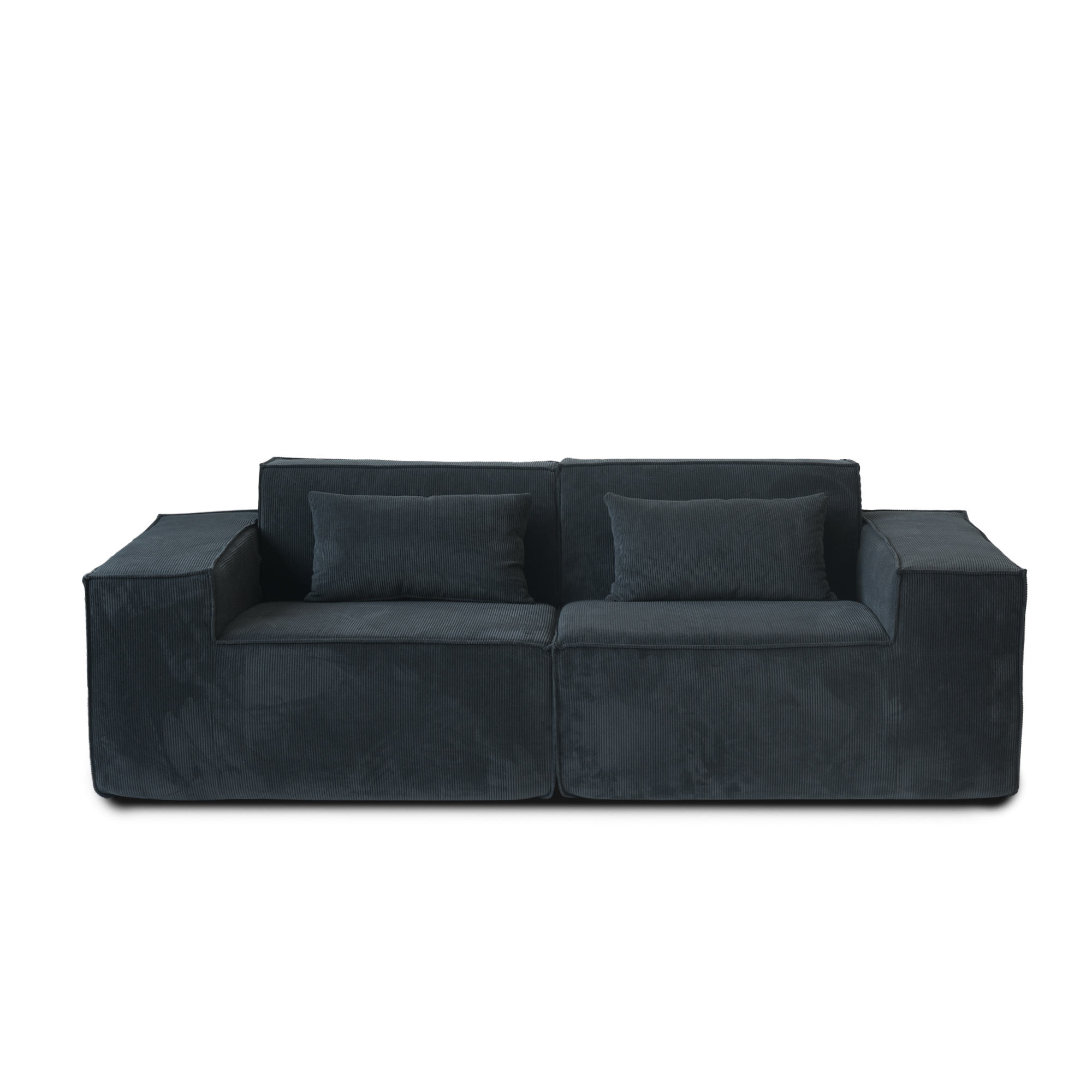 Urban Plus | 2-Seater Corduroy Loveseat Sofa