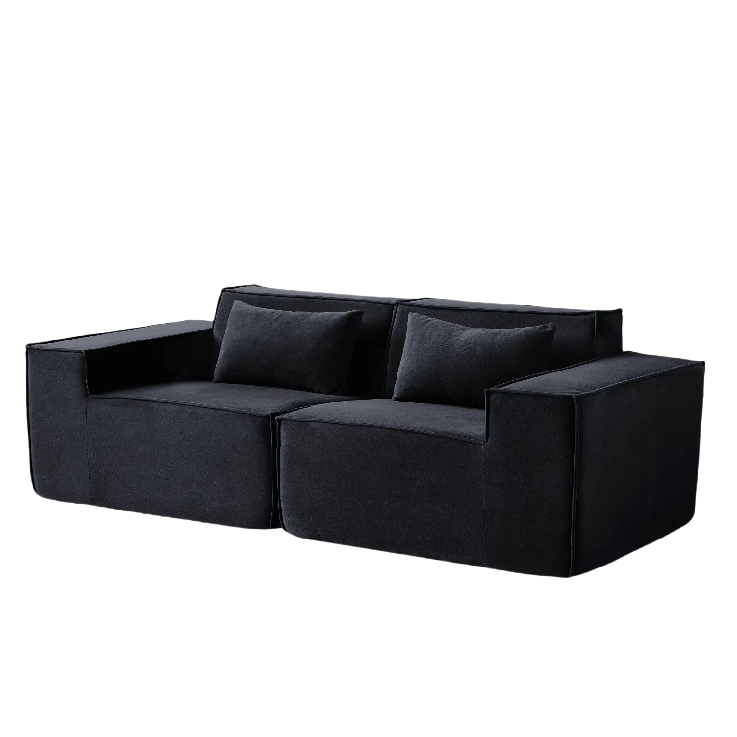 Modular Comfort Cloud Velvet Loveseats 2-Seaters