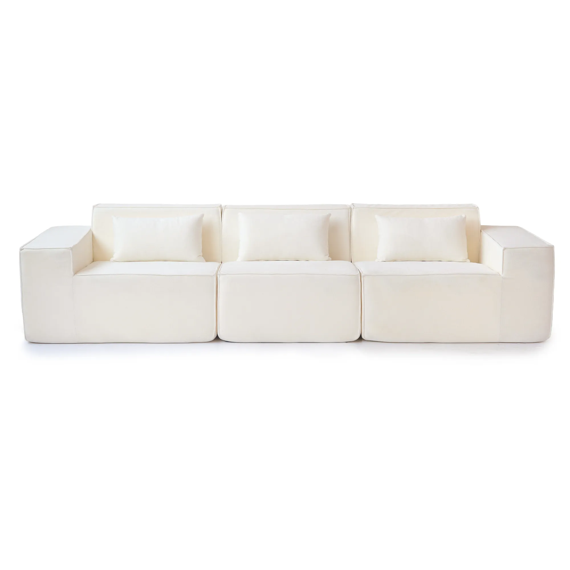 http://Urban%20Plus%20Beige%203%20Seater%20Cloud%20Velvet%20Sofa%20130(1)
