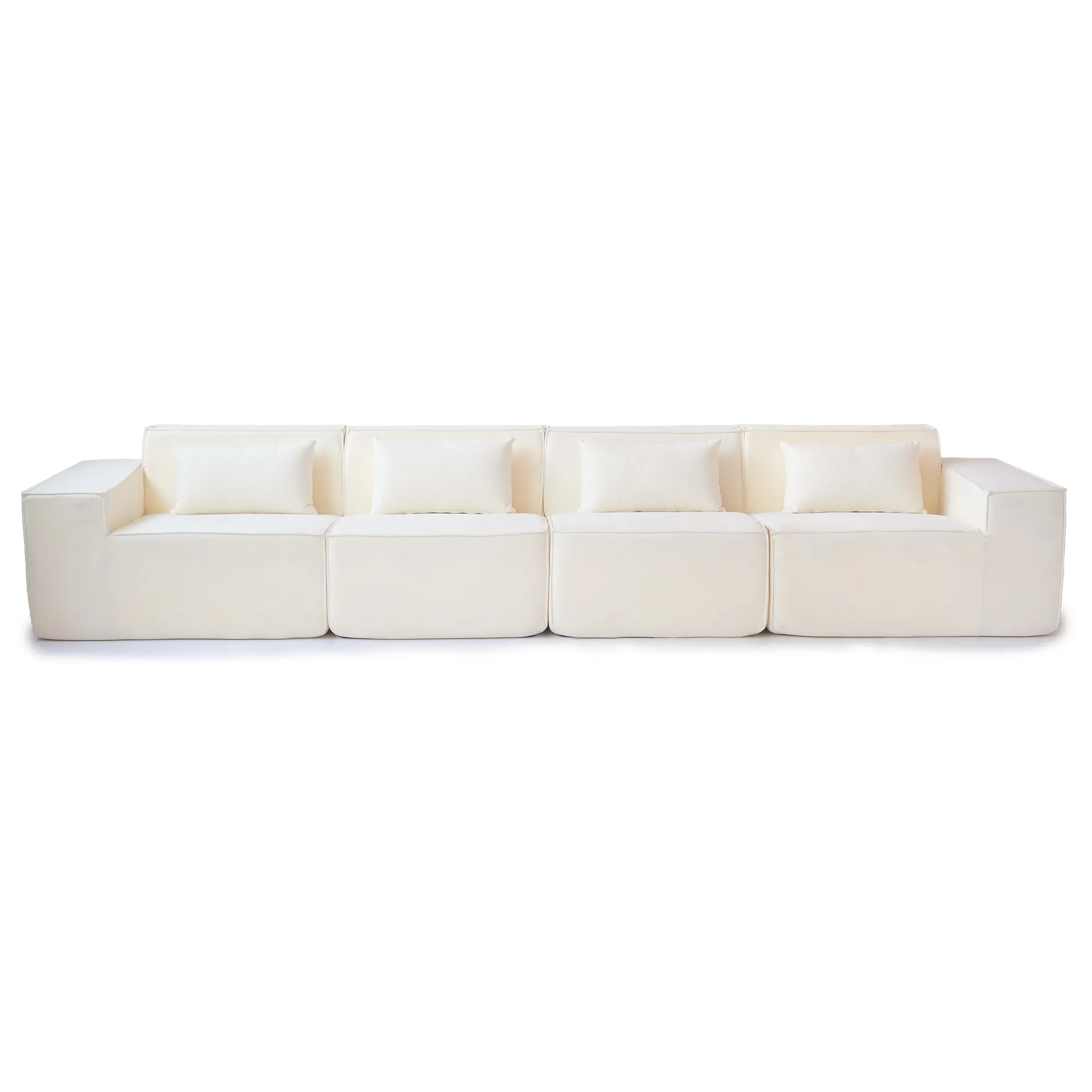 http://Urban%20Plus%20Beige%204%20Seater%20Cloud%20Velvet%20Sofa%20130(1)