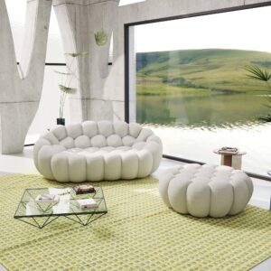 Bubble | Modular Sofa Loveseat with 1 Ottoman