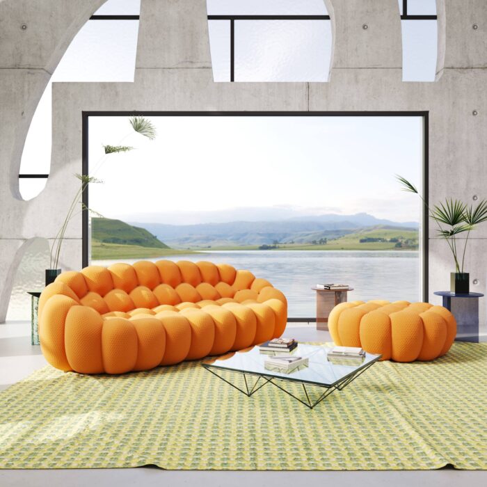 133 orange 3-seater with 1 ottoman02