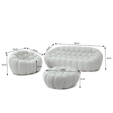 133 sofa size 1+3+4