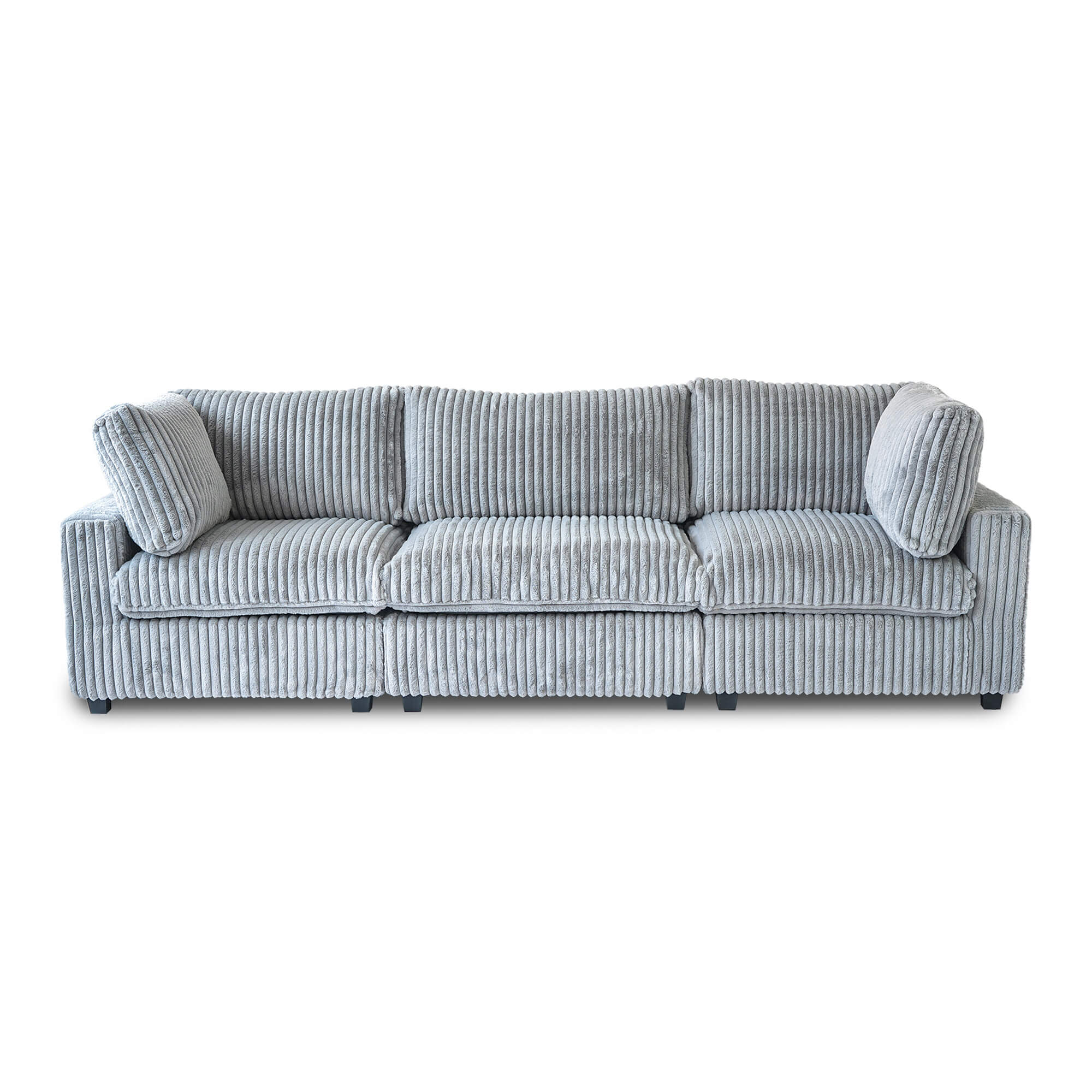 Sky Cloud Pro Sectional Sofa | Cozy Cleanability Plush Fabric Sleepers 3-Seaters