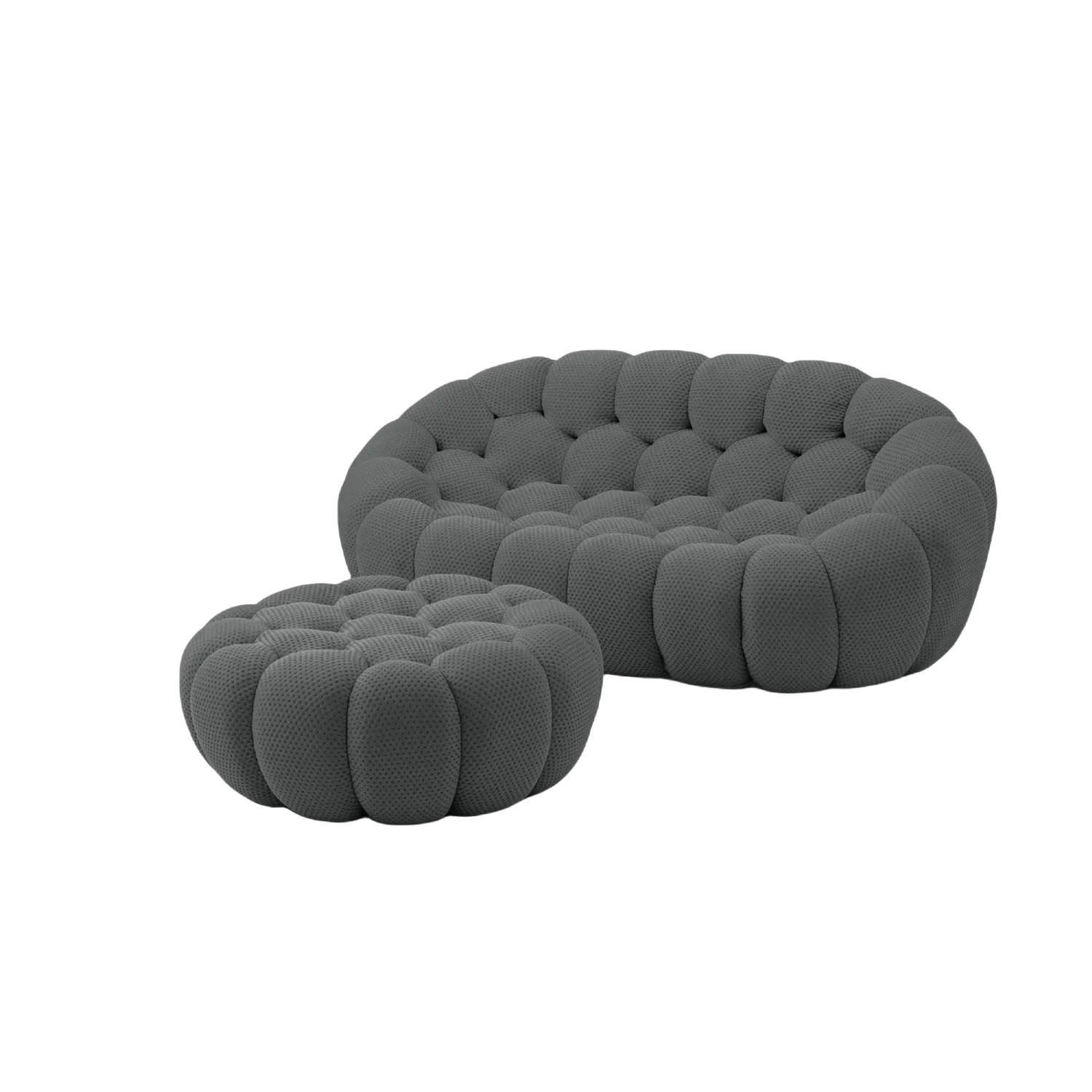 Compact Comfort 3D-Knitted Sofa Sets 3-Seaters