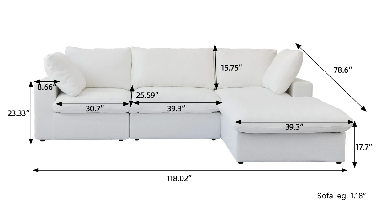 Dimensions of a Sofa