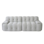 Bubble Sectional Sofa |Supportive Comfort 3D-Knitted Sleepers 2-3 Seater
