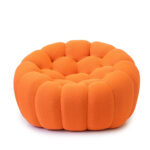 Bubble Armless Sofa | Supportive Comfort 3D-Knitted Single Sofa 1-Seaters