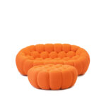 Bubble Armless Sofa | Compact Comfort 3D-Knitted Sofa Sets 3-Seaters