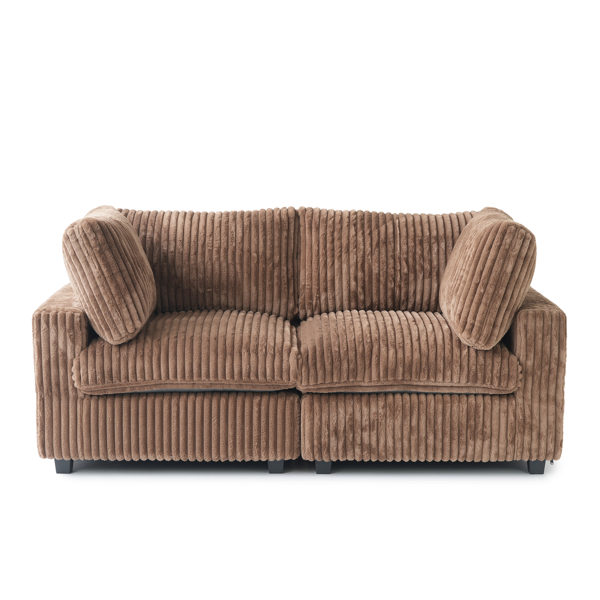 Sky Cloud Pro | Faux Rabbit Fur Sectional Loveseat Sofa