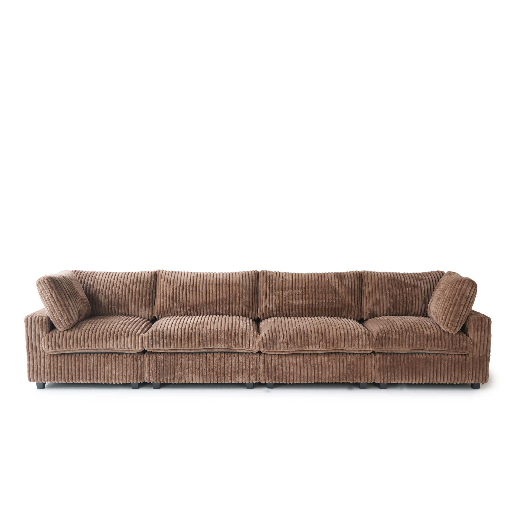 Sky Cloud Pro | Faux Rabbit Fur Sectional Sofa 4-Seater