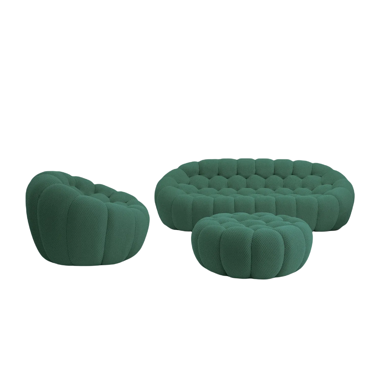 Modular Flexibility 3D-Knitted Sofa Sets 4-Seaters