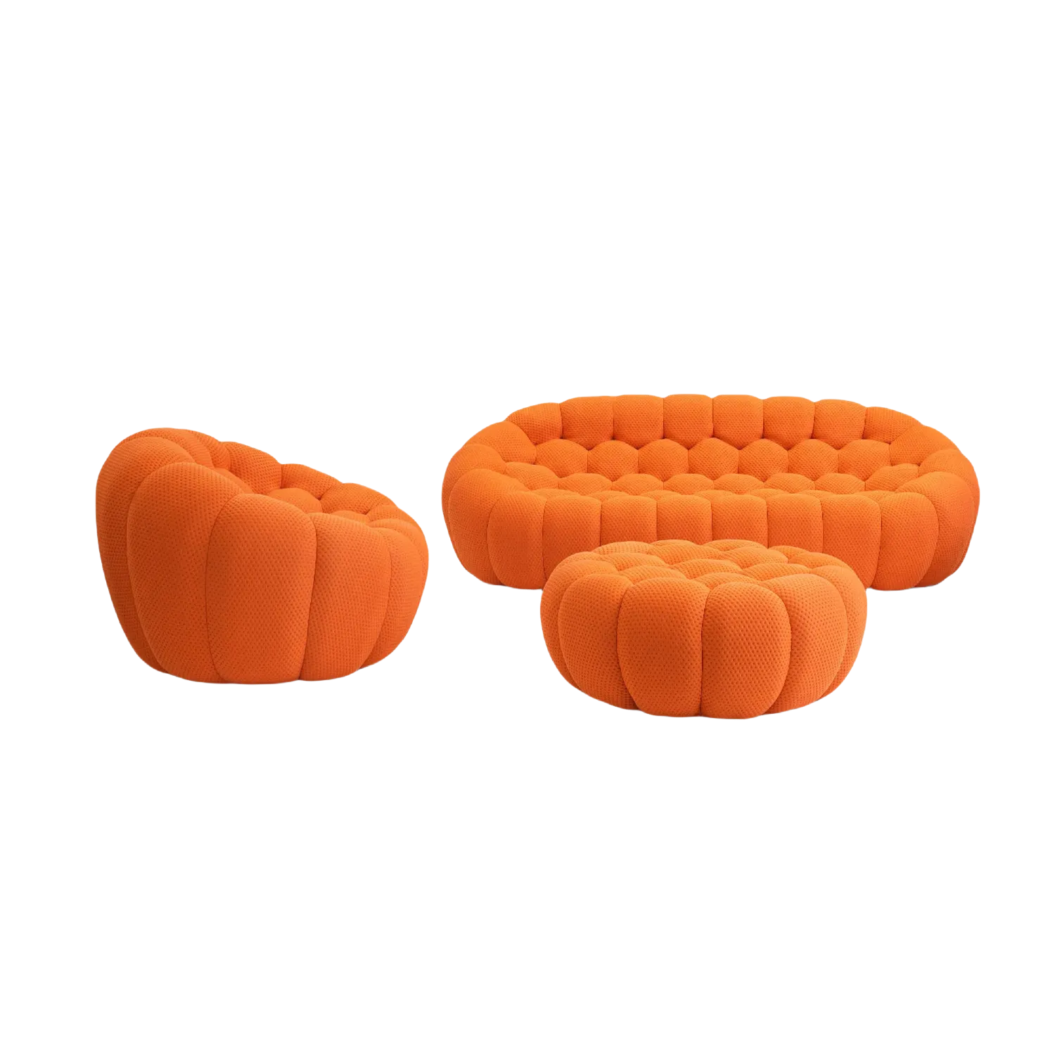 Modular Flexibility 3D-Knitted Sofa Sets 4-Seaters
