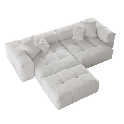 Sogno sofa loveseat with ottoman