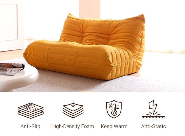 Caterpillar Armless Sofa Modern Header