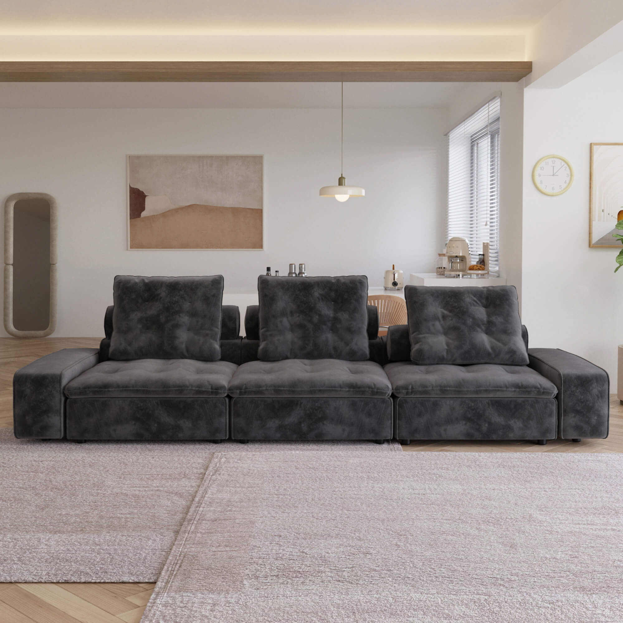 Sky Cloud 3-Seater Adjustable Sofa