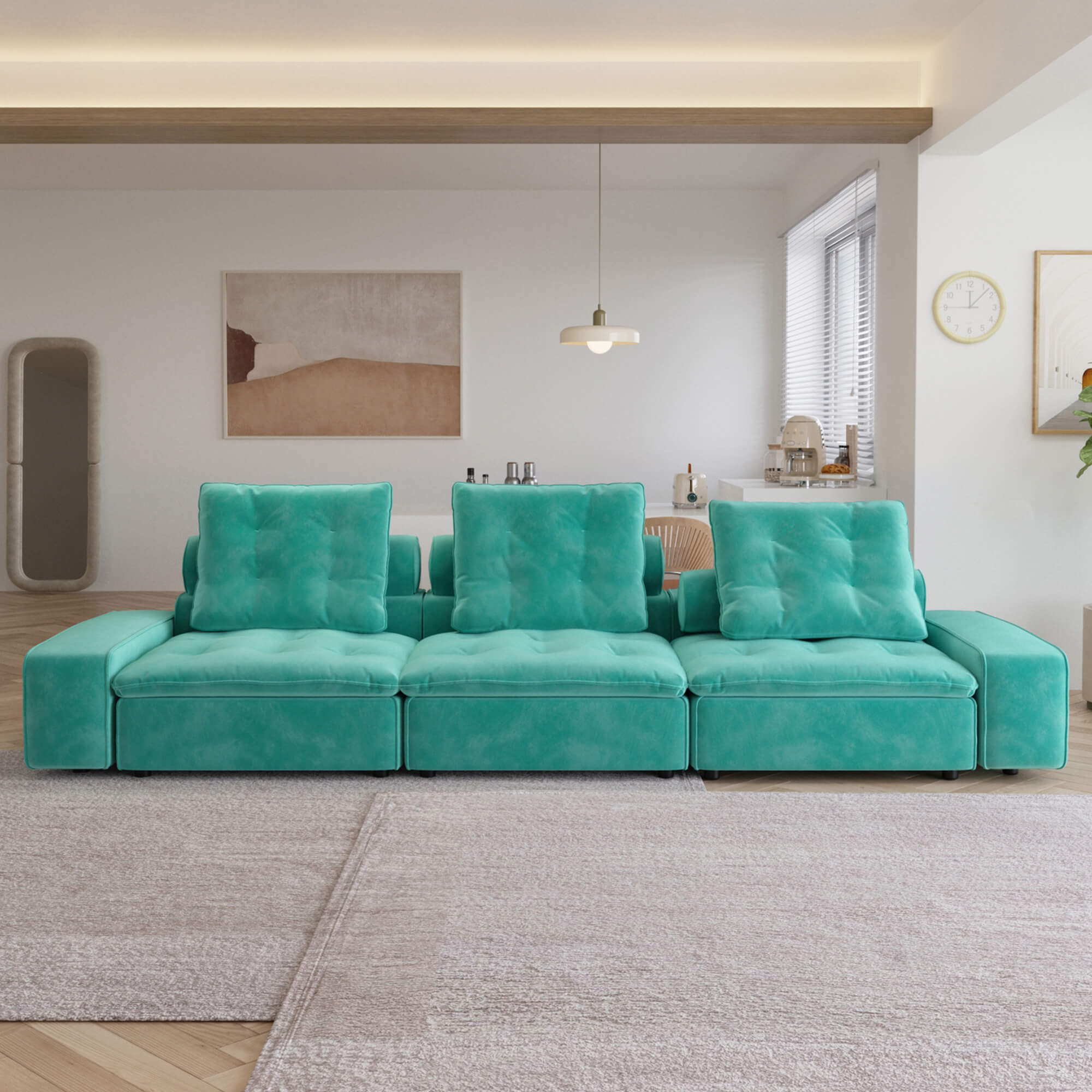 Sky Cloud 3-Seater Adjustable Sofa